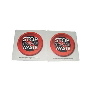 High Quality Customized Bio-friendly Paper Coaster Wholesale Square Shape Cup Pad