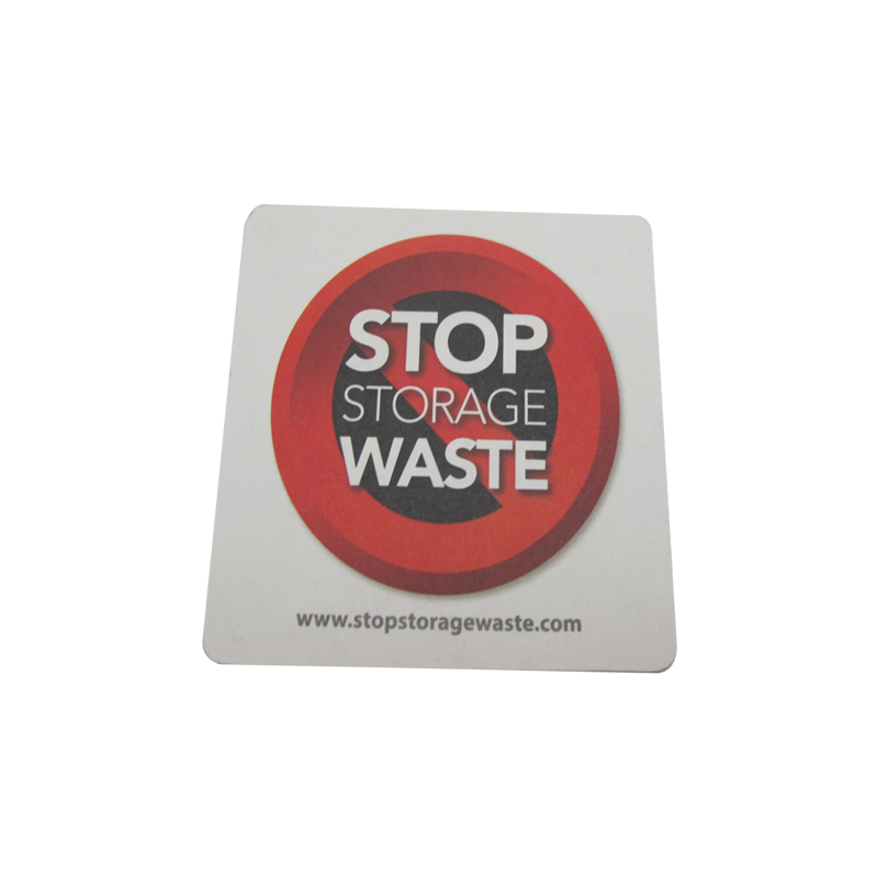 High Quality Customized Bio-friendly Paper Coaster Wholesale Square Shape Cup Pad